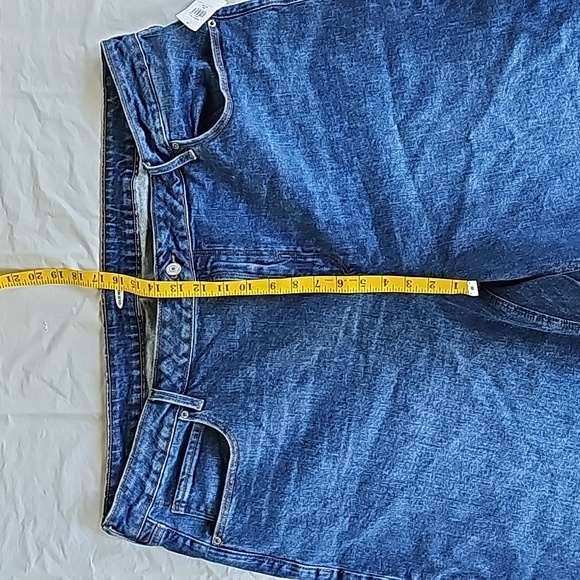Old Navy Extra High-Waisted Secret-Slim Pockets Sky-Hi Straight 24 Plus Sz Jeans - Picture 10 of 14